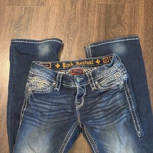 Rock Revival Women's Dark Blue Boot Cut Jeans